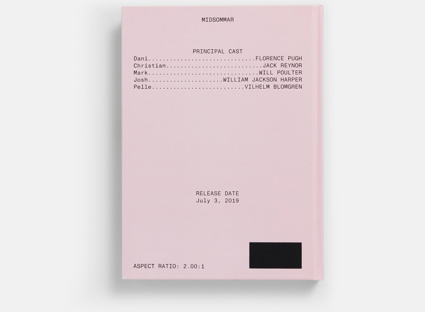 Midsommar Screenplay Book