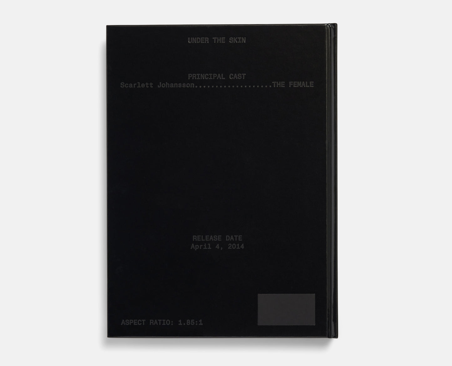 Scénario du livre Under The Skin