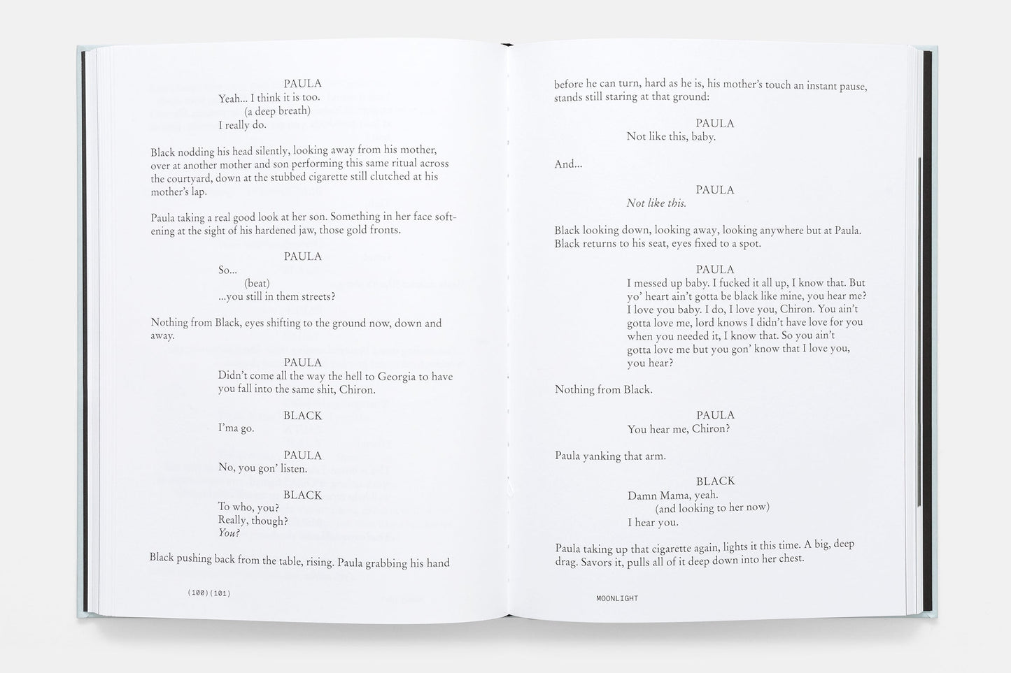 Moonlight Screenplay Book