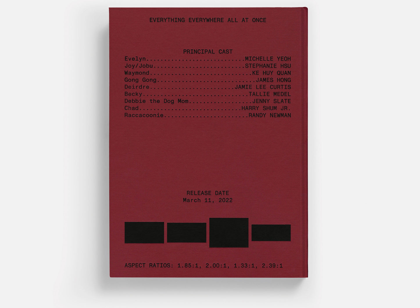 Everything Everywhere All At Once Screenplay Book