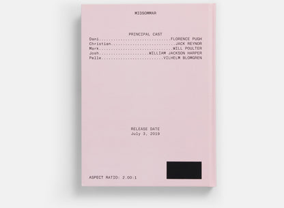 Midsommar Screenplay Book