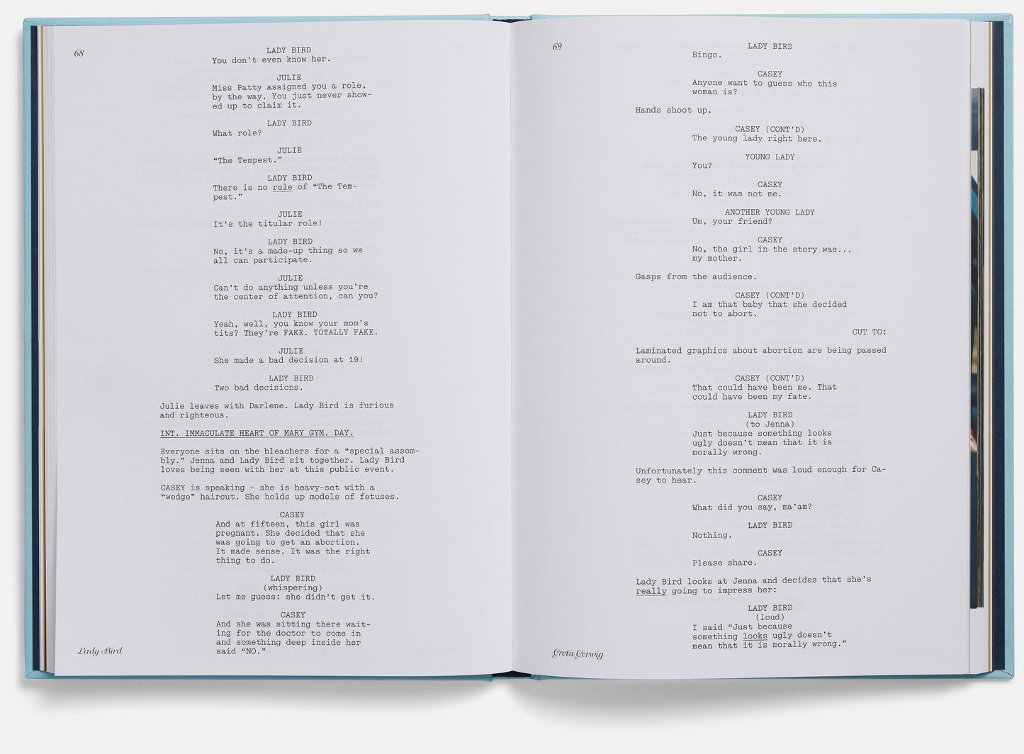 Lady Bird Screenplay Book