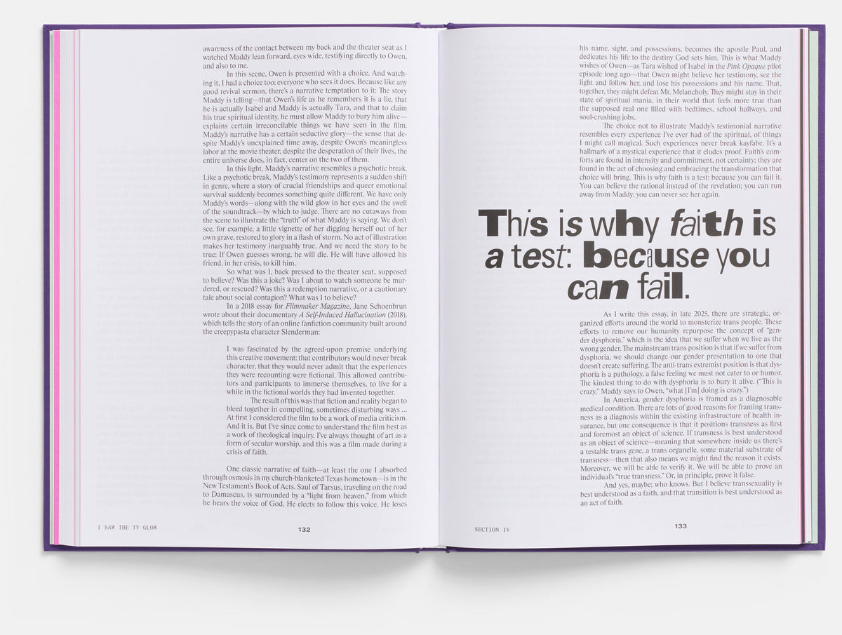 I Saw the TV Glow Screenplay Book