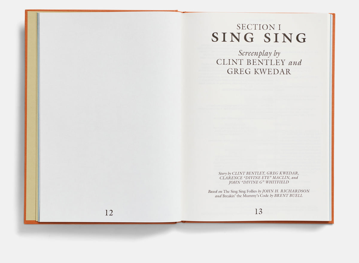 Libro della sceneggiatura di Sing Sing