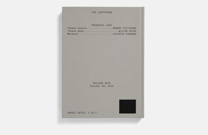 The Lighthouse Screenplay Book